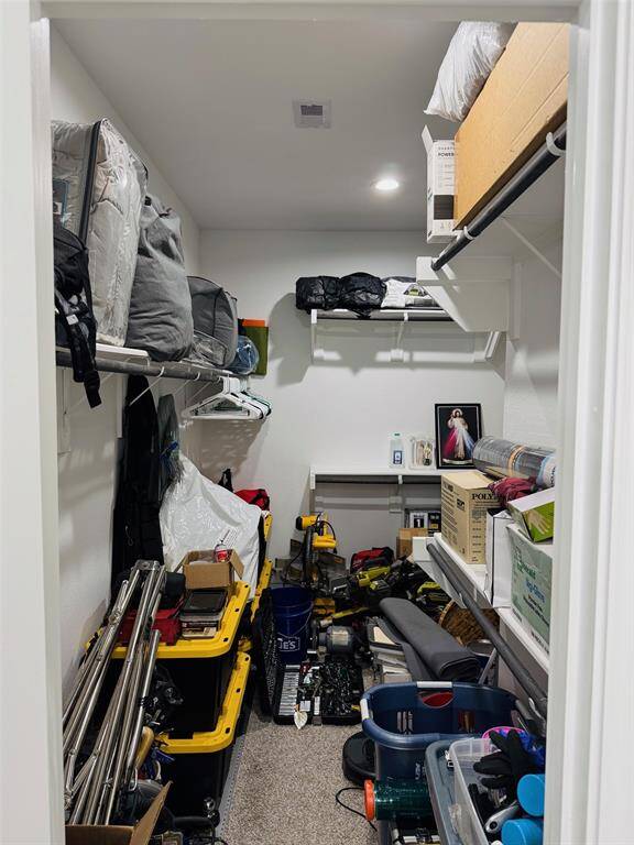 Enormous walk-in closet.