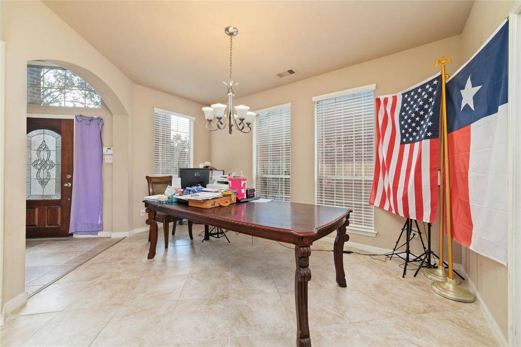 Formal dining area