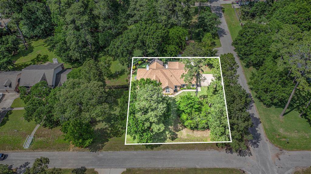 View of the property line.