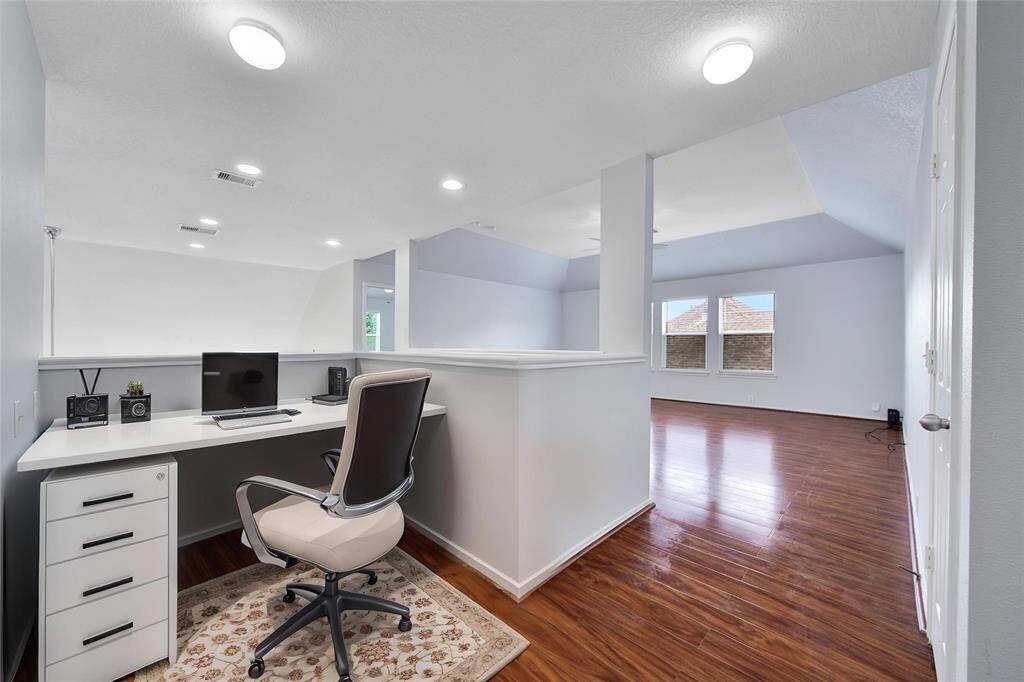 Nook upstairs is perfect for a desk or little study area!