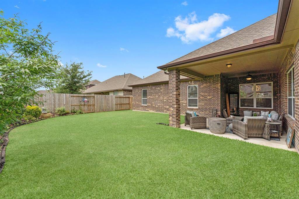 Covered back porch