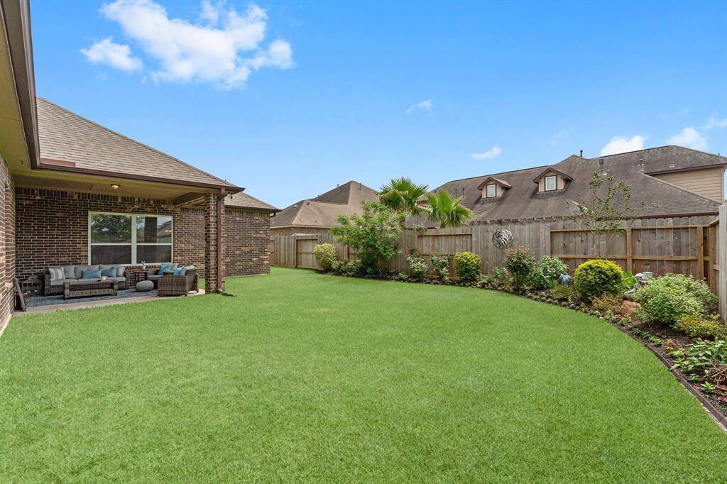 Covered back porch