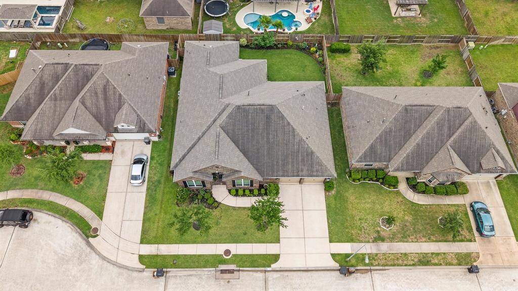 Aerial view of property