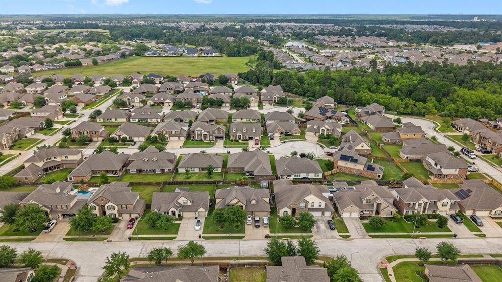 Aerial view of property