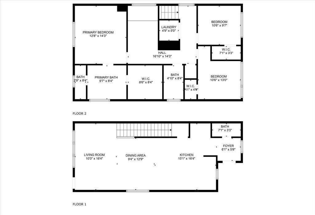 Floor Plan: Dimentions to be verified by buyer.