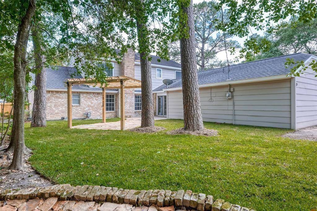 Step into the backyard oasis.