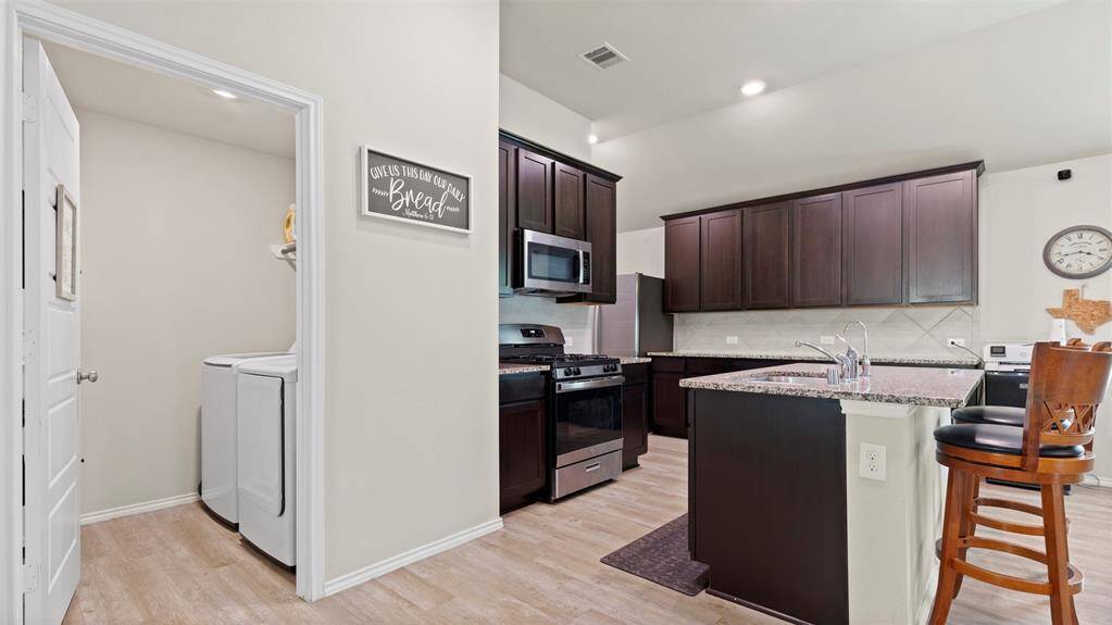 Large utility room located right off the kitchen!
