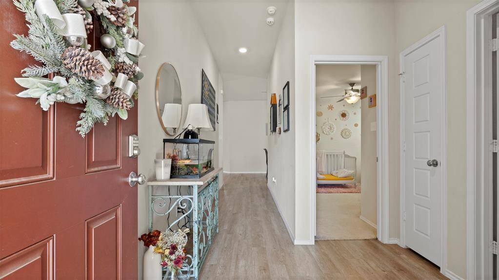 Beautiful long entryway once you enter the home.