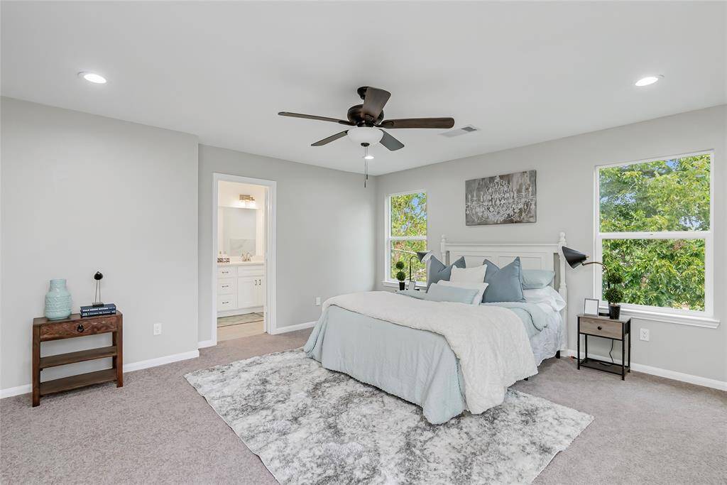 Double paned, large windows enhance this incredible space.