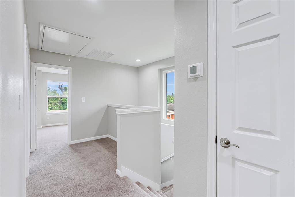 There is an office nook in the hallway-what an ideal place to get some work done!