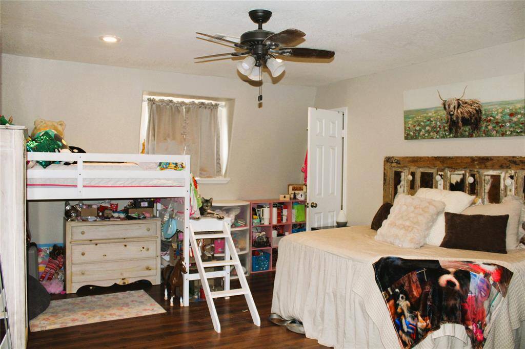 The upstairs bedrooms are very spacious