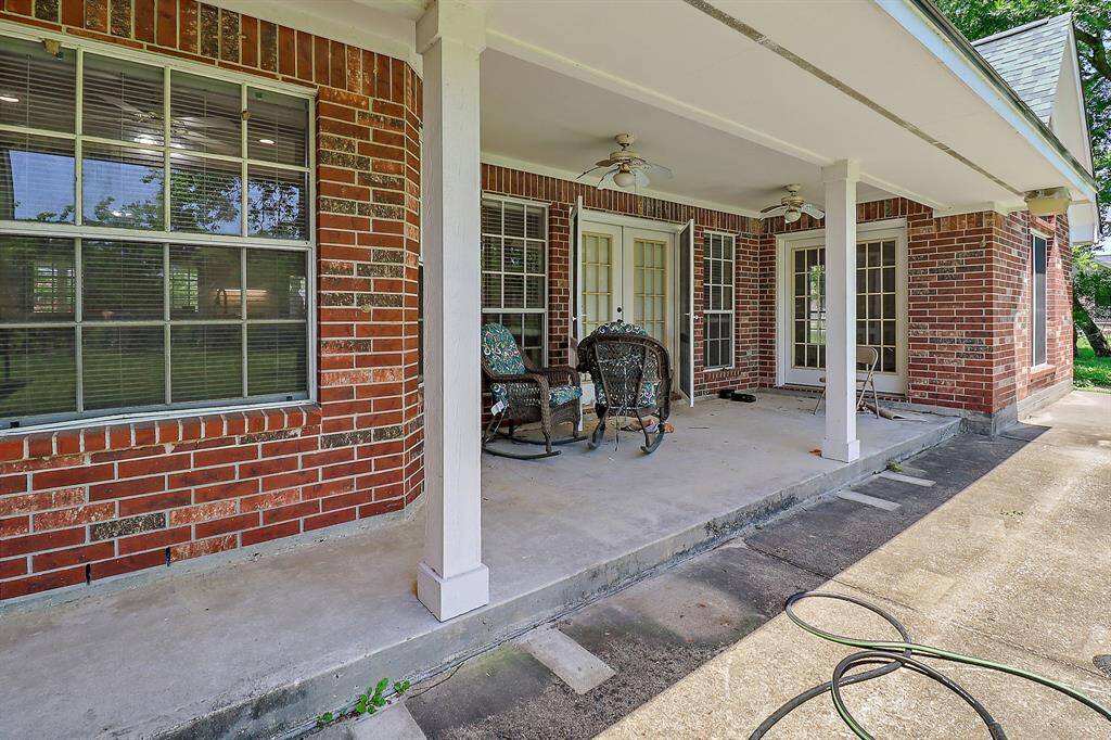 Nice covered patio