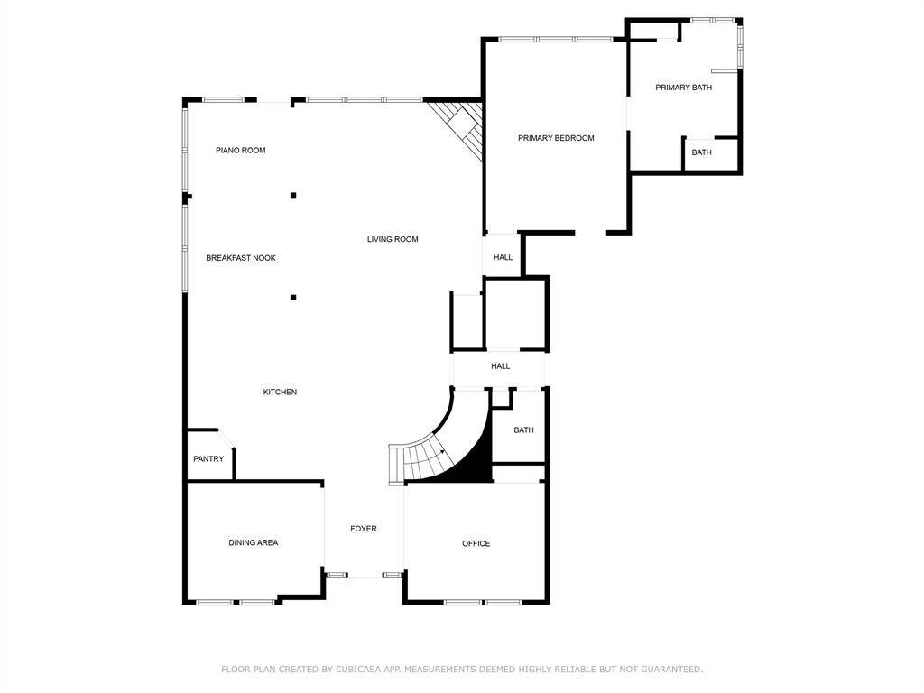 Downstair floorplan