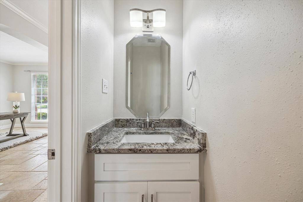 Powder room near Formal Dining Room.