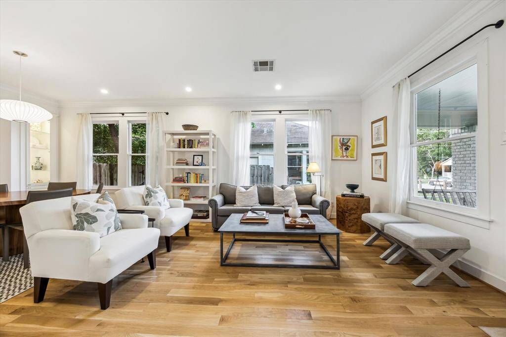 Extensively updated in 2014 and 2019, the 4-bedroom, 3.5-bath layout includes a pool/spa, dedicated study, first-floor guest suite, and multiple living areas that offer flexibility for entertaining or relaxing.