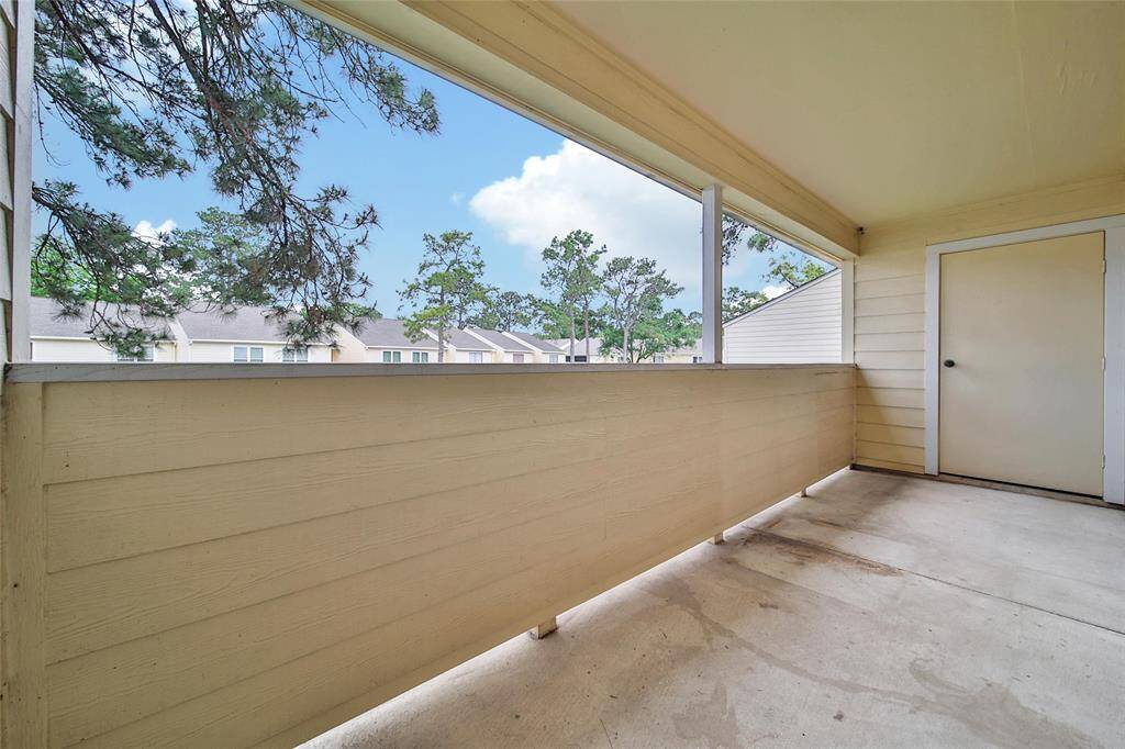 Enjoy your private balcony looking out to neighboring units.