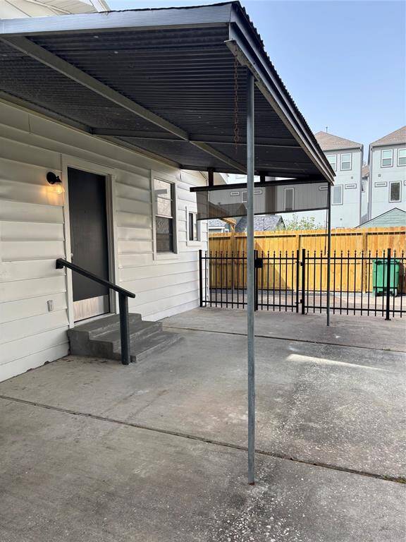 Shaded patio for your enjoyment