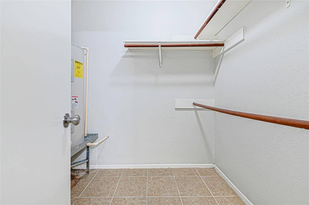 Primary closet