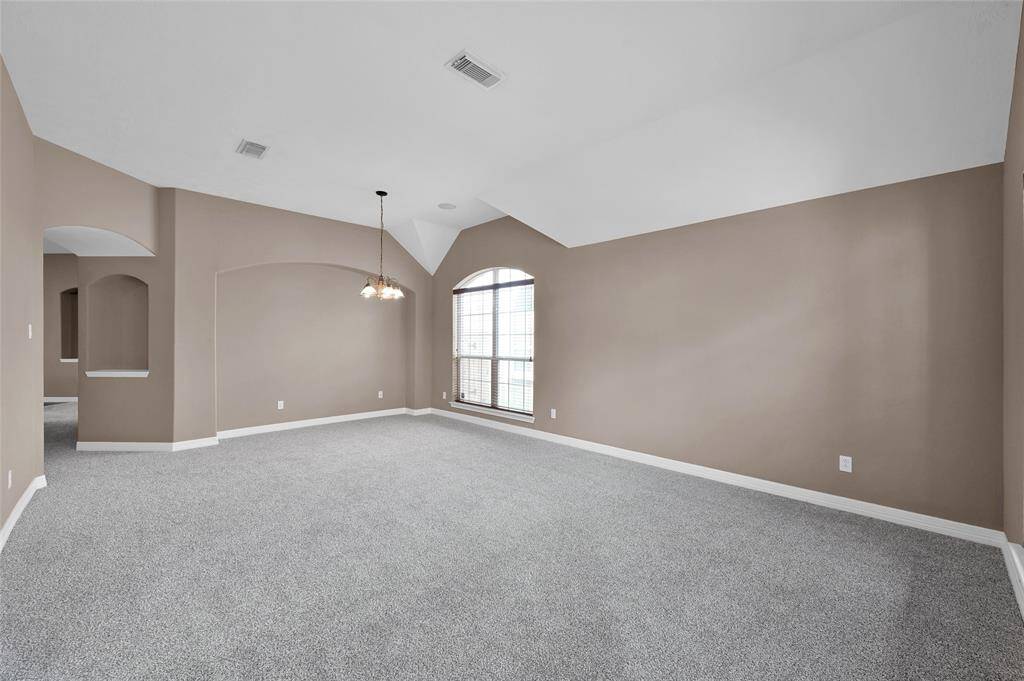 Dining and living area