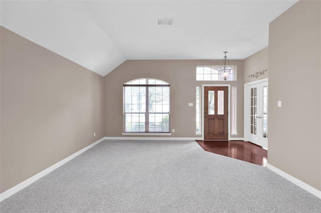 Dining and living area