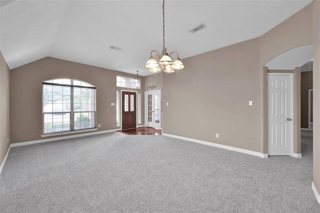 Dining and living area