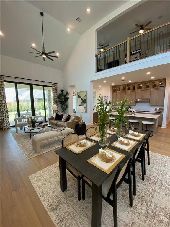 Open Concept Living Room, Dining and Kitchen - Representative Photo