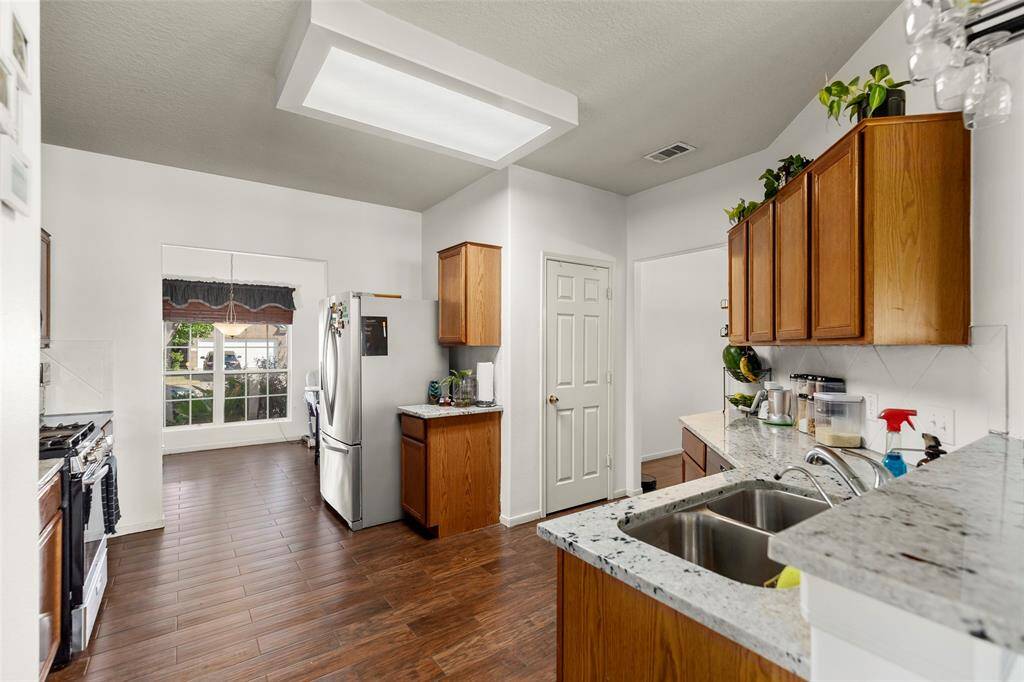 Kitchen updated with countertops- granite