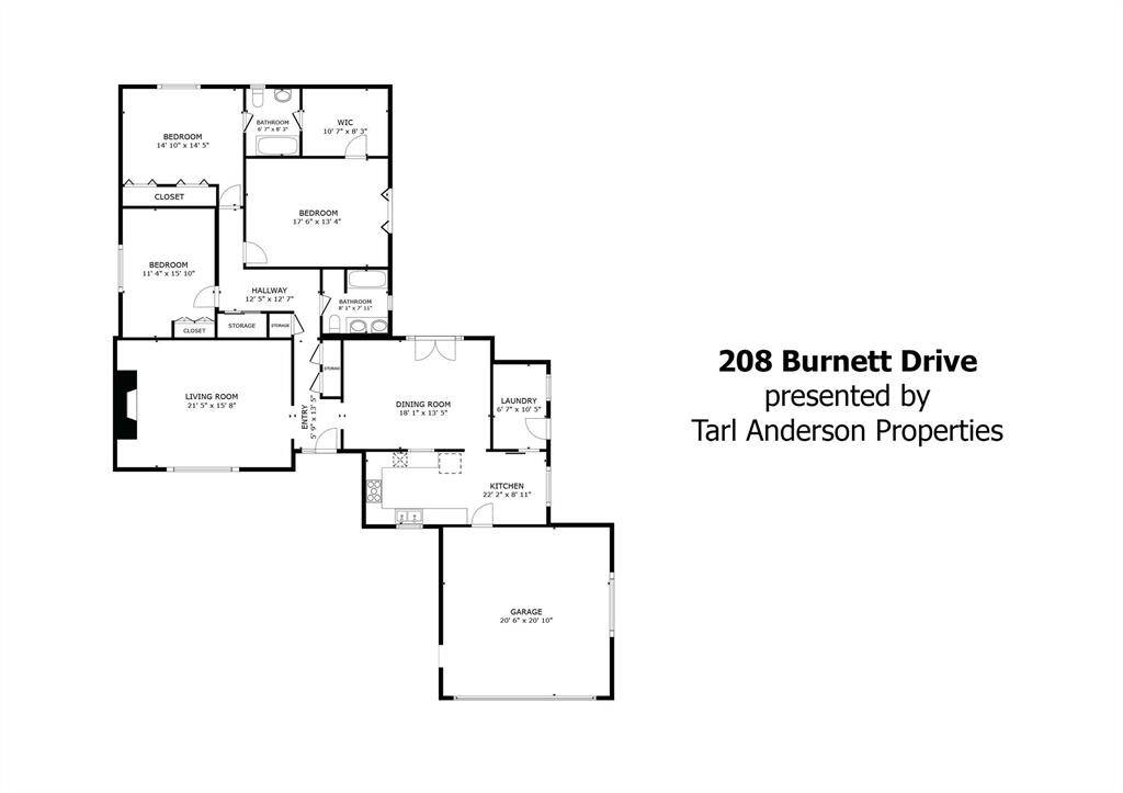 Here is a floor plan drawing of the entire home.