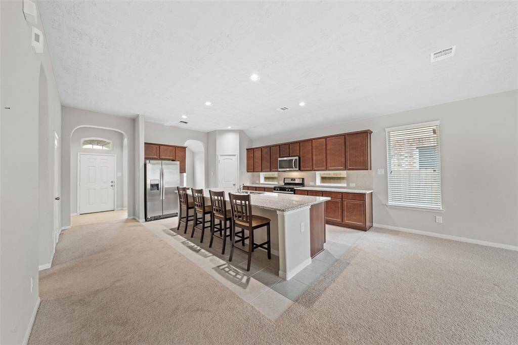 One Giant Cooking, Eating and Clean Space!   You will LOVE IT! Something yr Mom, and Grandma dreamed of, ALL so neat, tidy, clean and EFFICIENT!  Are you Ready?     "He can Afford it, and you deserve it - Yeah!"   that's what my Mom said to similar!