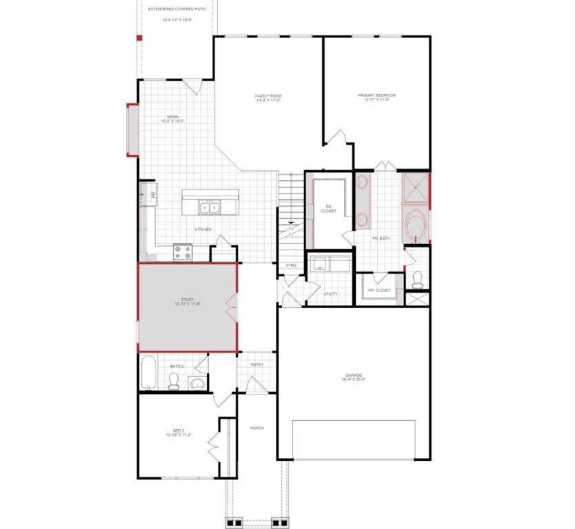 First floor layout
