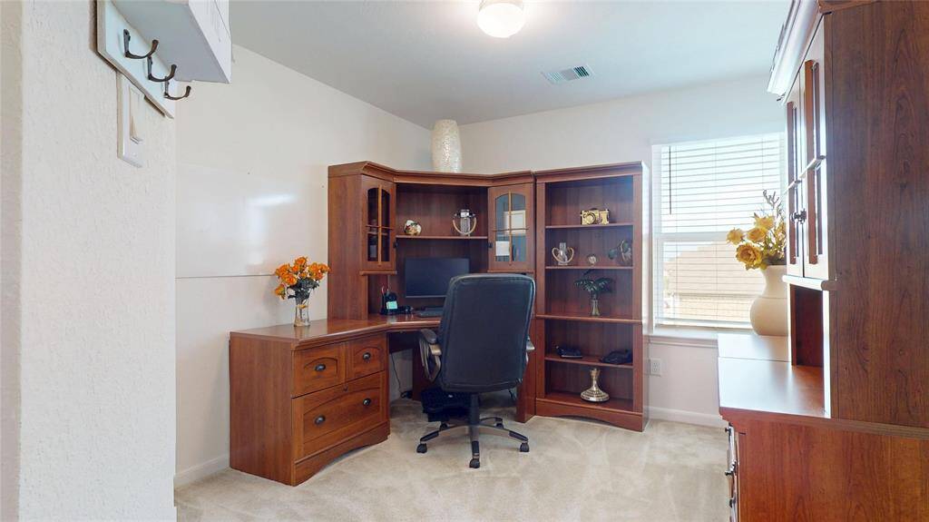This Secondary bedroom is currently being used as an office.