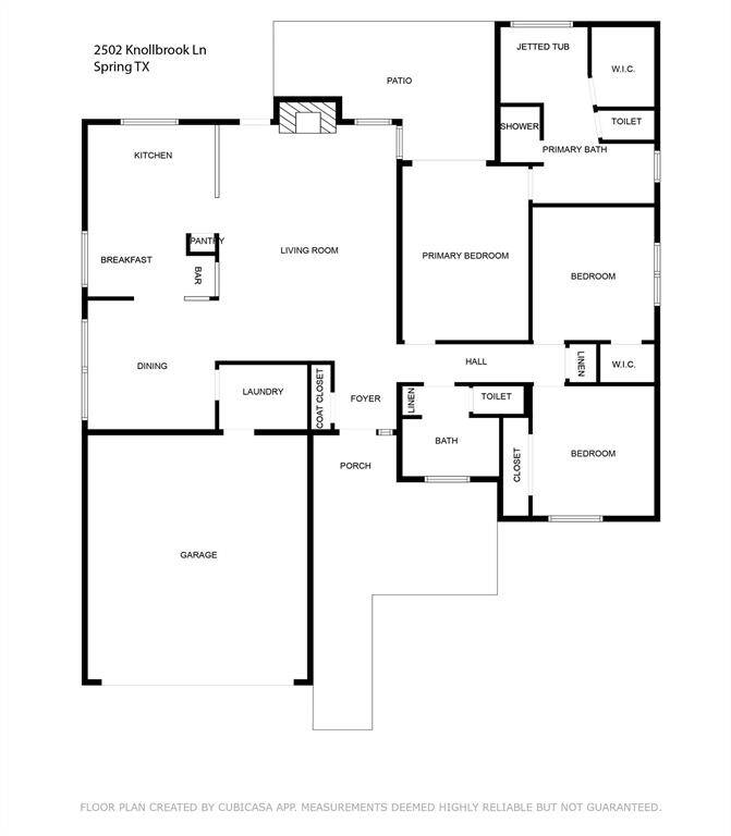 Comfortable, open plan.
