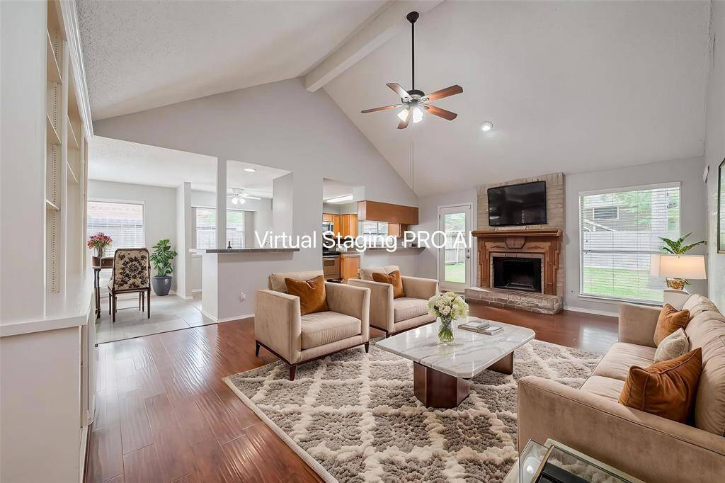 You'll feel at home as soon as you enter this bright, open space. Entertain guests in your connected living room, dining room and breakfast area.