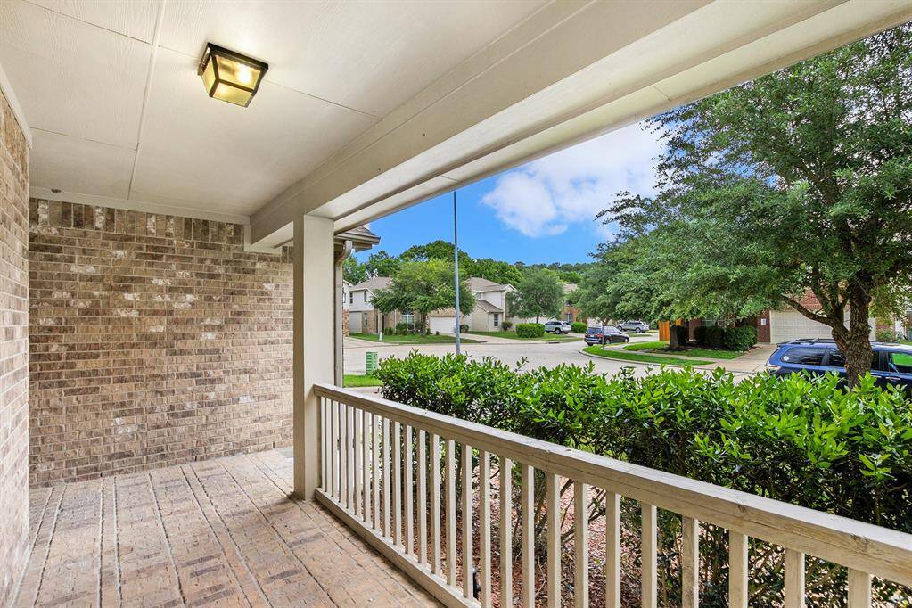 Large, covered front porch