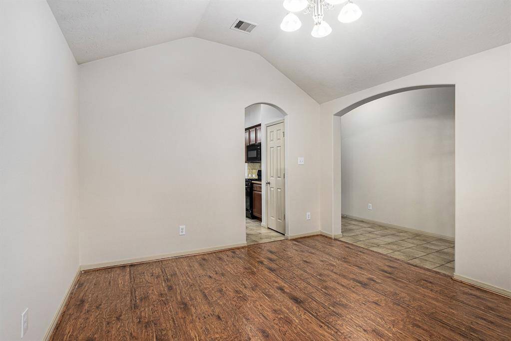 Front room has direct access to the Kitchen