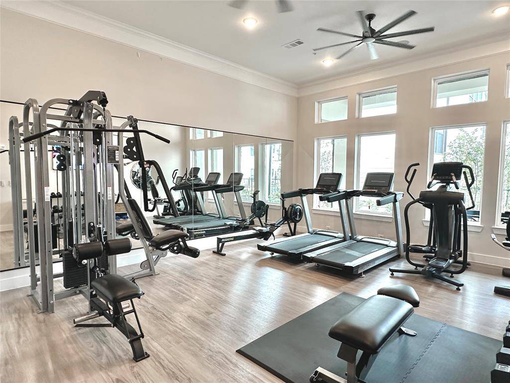 Resident fitness center