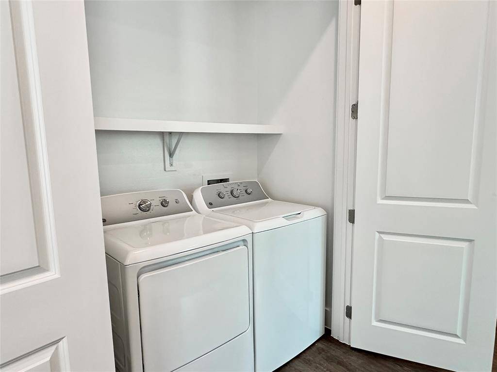 Full size washer and dryer