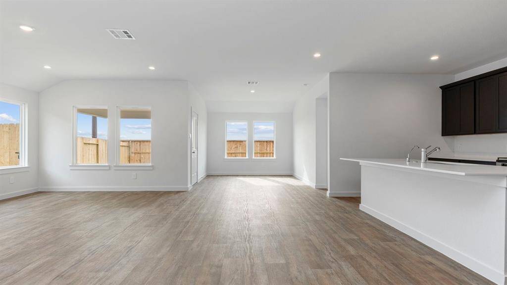 spacious living room