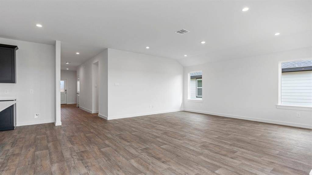 open concept floor plan