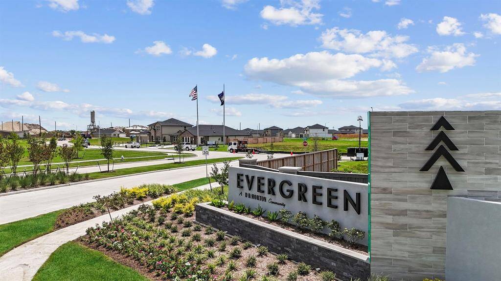 Evergreen entrance