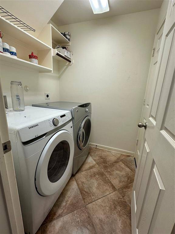 Front loading washer and dryer including in the rent