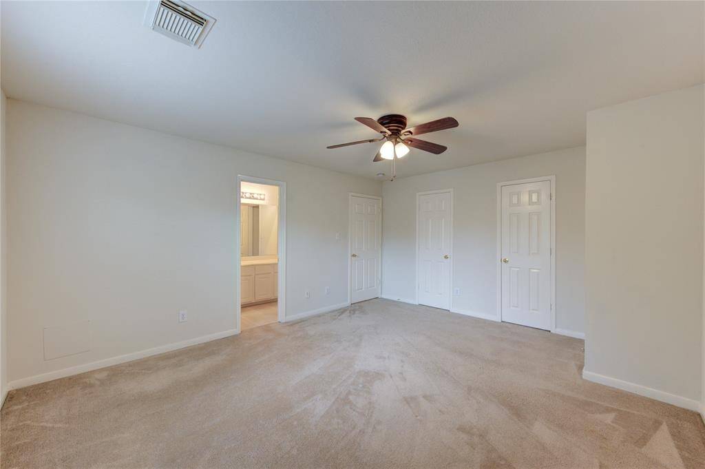 Bedroom upstairs connected to the Hollywood bath