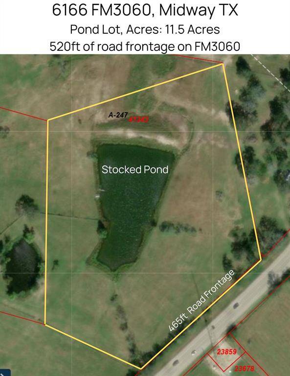 Pond Lot, 11.5 Acres with a 1.45 acre pond