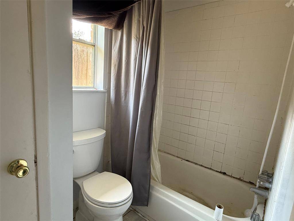 Primary bathroom shower area