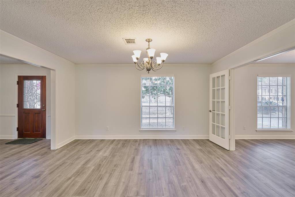 Formal dining space