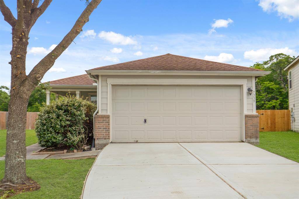 2-car garage with double-wide driveway.