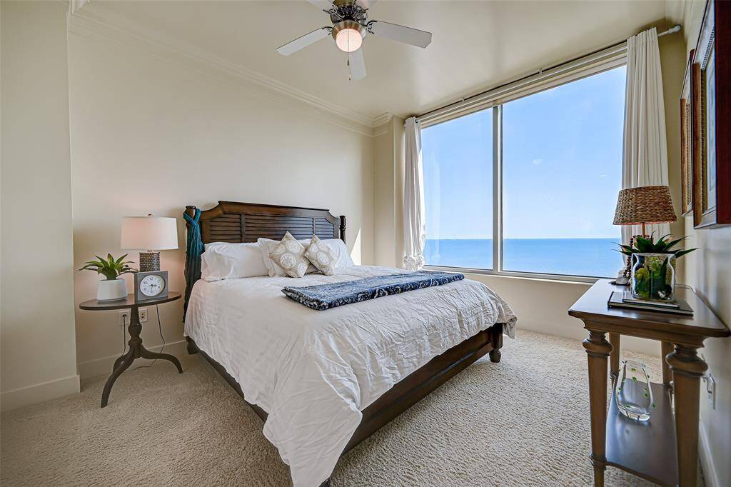 Experience luxury on the 24th floor with a year-round heated pool, serene beach, and stunning pier views. This "Signature" Malibu unit features rare 10 ft ceilings and custom details throughout, offering model-like elegance.