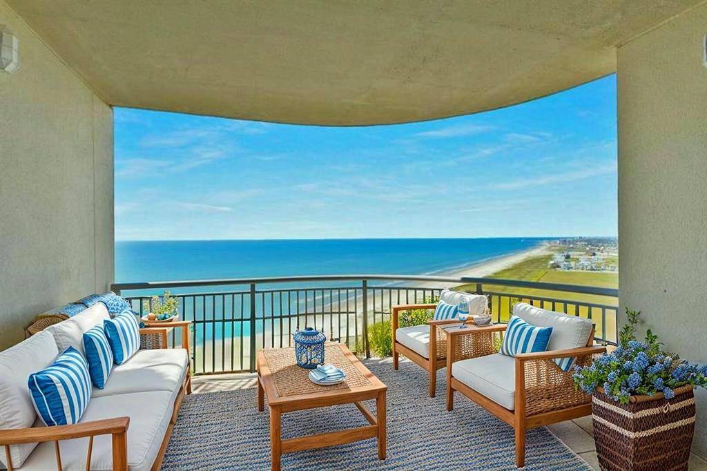REMODELED "OUTSIDE" 10th FLOOR MALIBU with UNBELIEVABLE UNOBSTRUCTED beautiful west and south views of the sand, surf, Pleasure Pier and city lights at night! Large balcony space to enjoy sound of the waves, the stars and moon at night. This unit has numerous custom features and upgrades (granite countertops, pull out shelving, custom lighting, bamboo flooring, custom kitchen cabinetry, window treatments and comfort toilets (2024).This popular floor plan has 2-3 bedrooms and 2.5 baths.( AI photo)