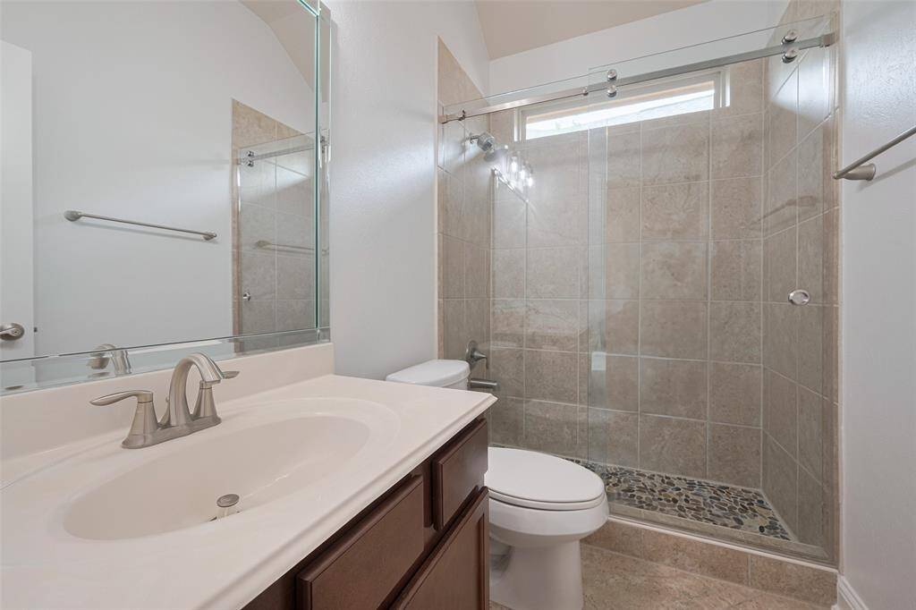 Second bathroom with shower