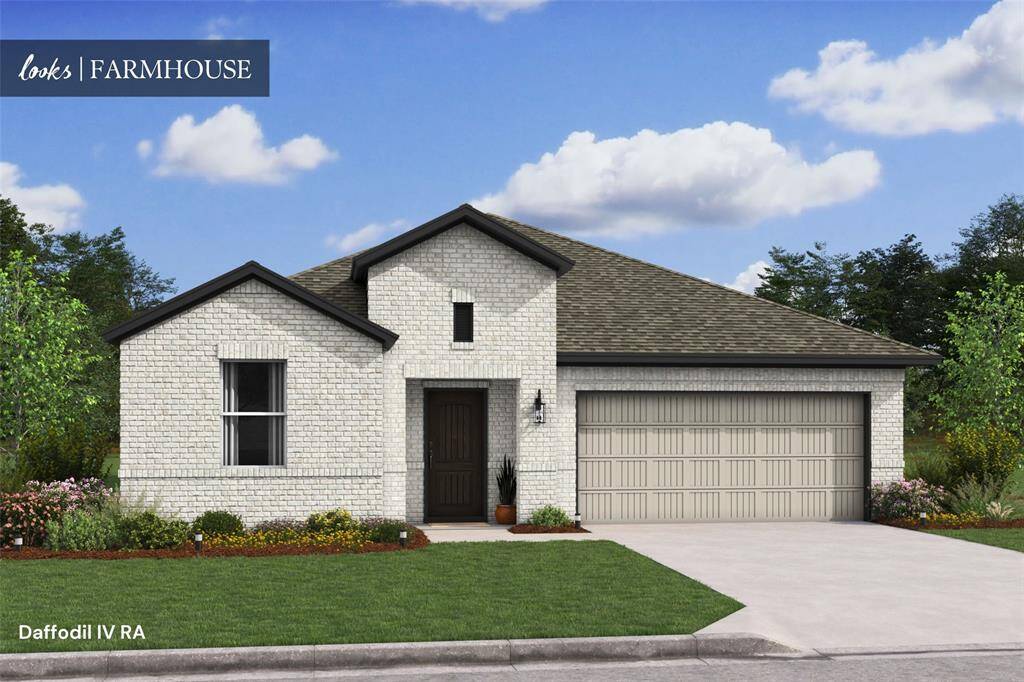 Charming Daffodil IV design by K. Hovnanian Homes in elevation RA built in beautiful Ascend at Legends Bay. (*Artist rendering used for illustration purposes only.)